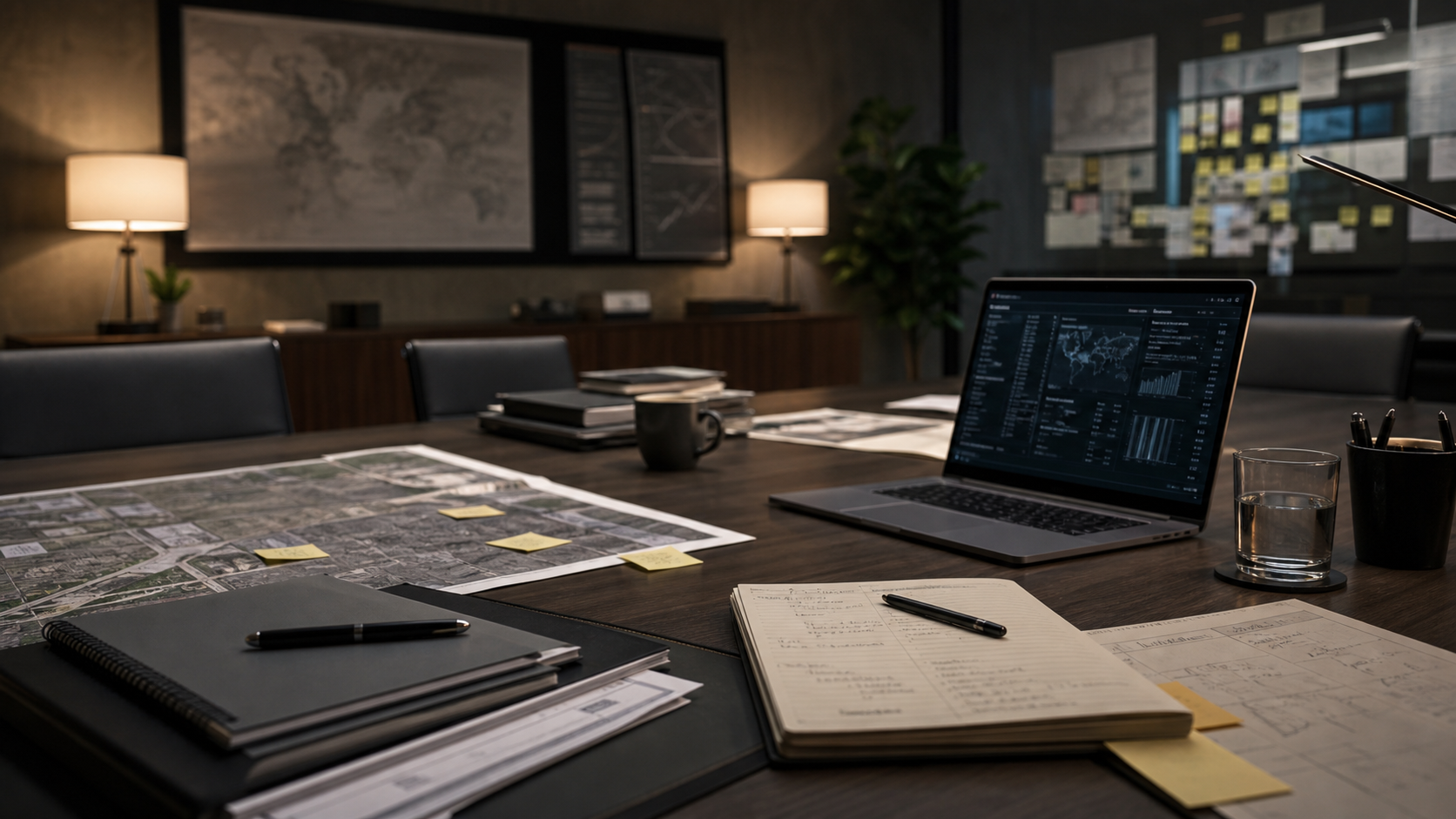 Executive strategy room